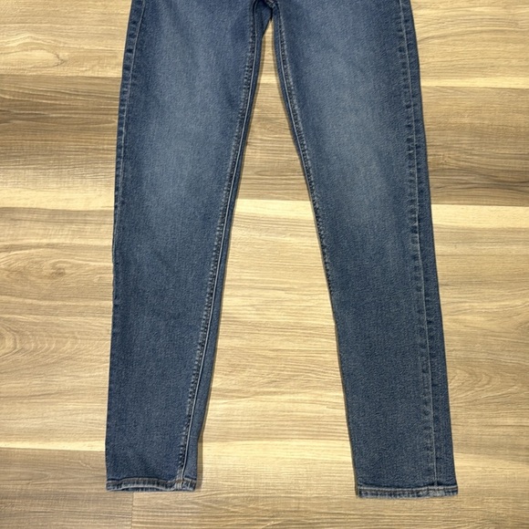 American Eagle Outfitters Blue Skinny Jeans size 00 LONG - Picture 3 of 10